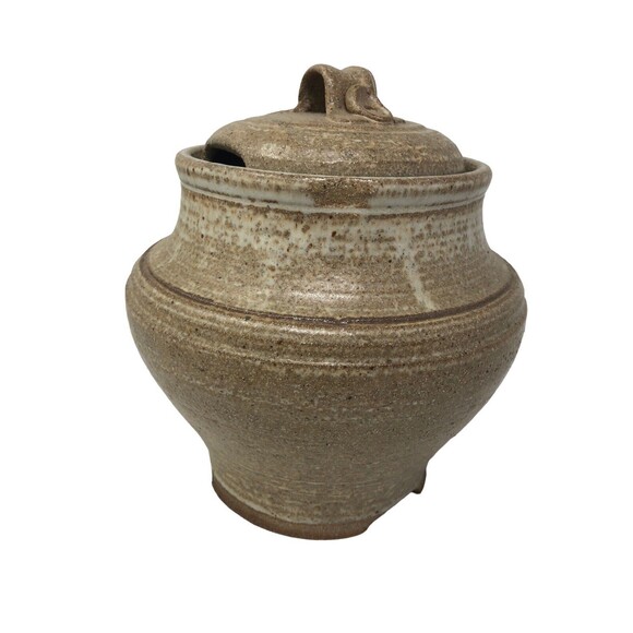 C M Cohen Studio Pottery Tureen Artist Signed 9 1/2" Tall Vintage - Picture 4 of 8